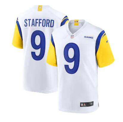Men's Los Angeles Rams Matthew Stafford Nike White Alternate Stitched Jersey