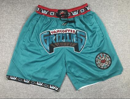 Men's Memphis Grizzlies stitched Shorts