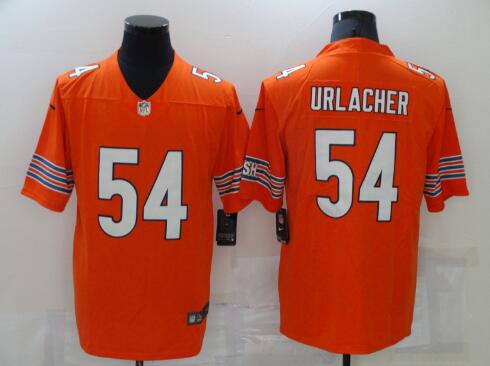 Nike Men's Brian Urlacher Chicago Bears Orange Stitched Jersey