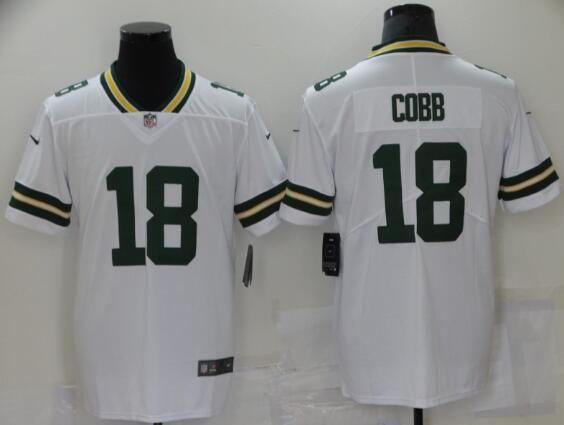 Nike Green Bay Packers 18 Randall Cobb Jerseys White NFL