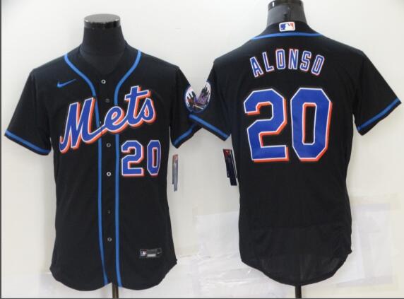 Men's New York Mets #20 Pete Alonso  Stitched MLB Nike Jersey