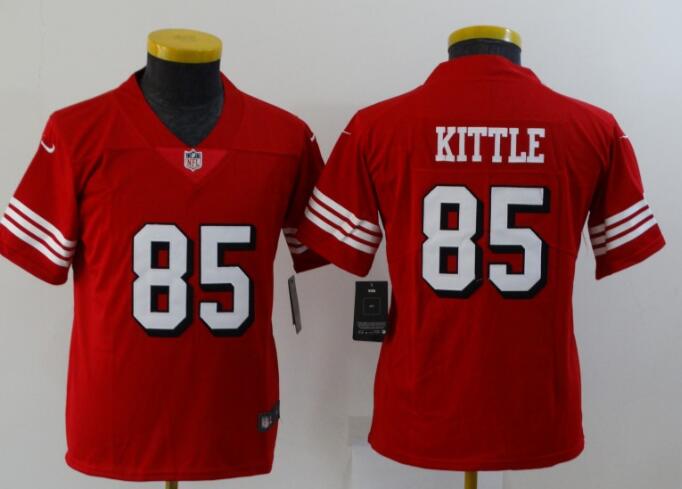 Youth San Francisco 49ers #85 George Kittle jersey