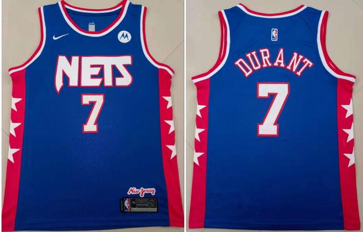 Nets Kevin Durant Navy City Jersey