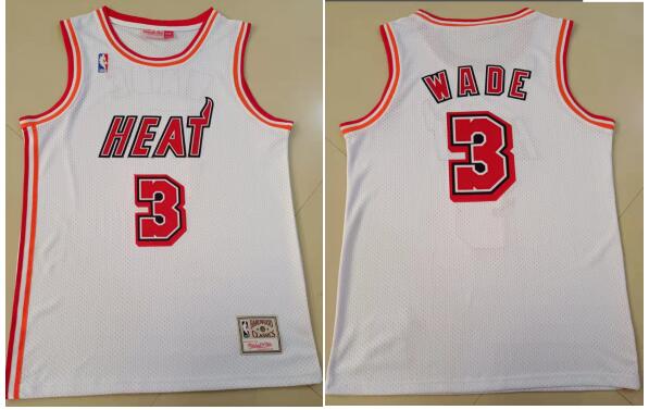 Men's Miami Heat #3 Dwyane Wade Stitched Jersey