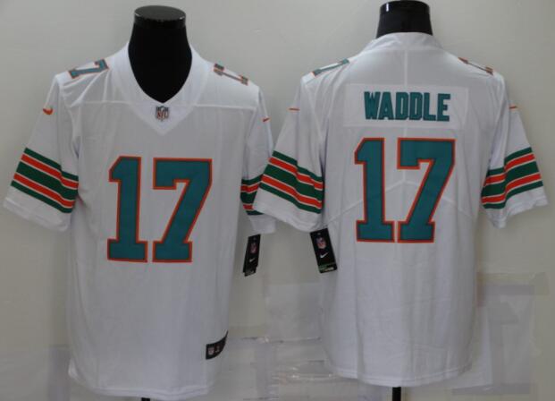 Miami Dolphins 17 Jaylen Waddle Men Stitched Jersey
