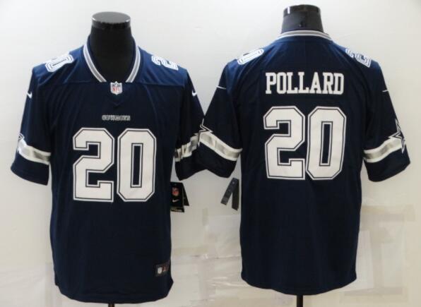 Cowboys Tony Pollard Navy Jersey