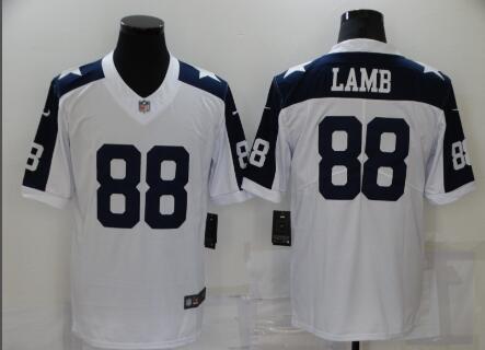 Men's Dallas Cowboys #88 CeeDee Lamb white jersey