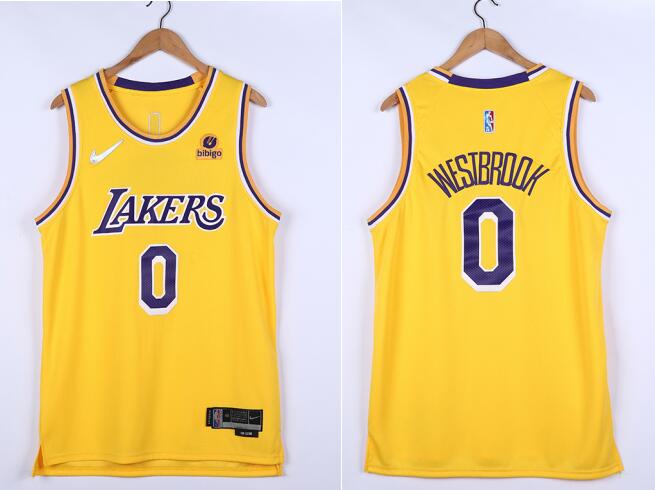 Men's Los Angeles Russell Westbrook stitched Jersey with bibigo patch