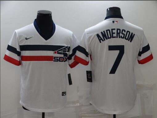 Chicago White Sox 7 Tim Anderson Men's Stitched Jersey