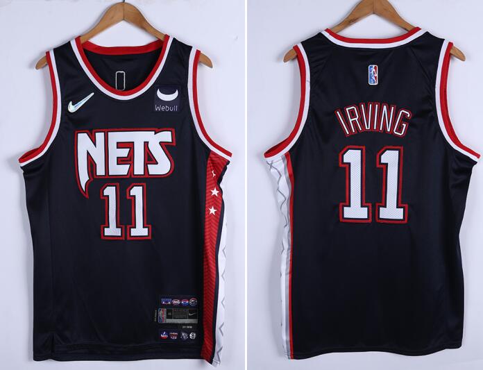 Kyrie IRVING Brooklyn Nets Nike 2021/22 Swingman Jersey - City Edition - Navy