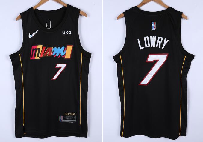 KYLE LOWRY NIKE MIAMI HEAT MASHUP SWINGMAN JERSEY