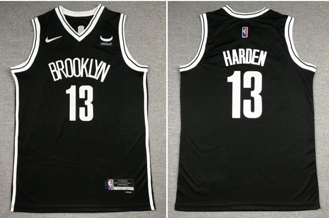 Men's Brooklyn Nets James Harden Nike  Stitched Jersey