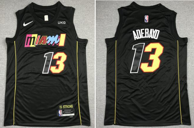 Men's Miami Heat Bam Adebayo stitched jersey