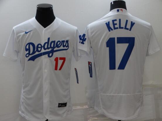 Men's Los Angeles Dodgers 17 Joe Kelly stitched jersey