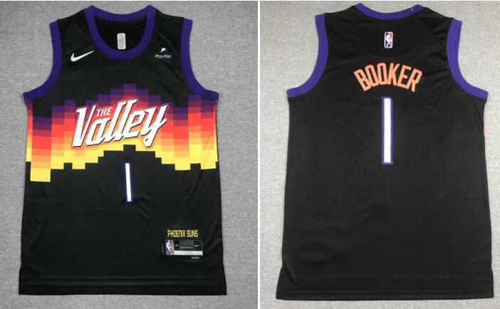 Phoenix Suns Men's Devin Booker 75th Aniversery Stitched jERSEY