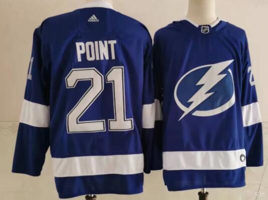 Adidas Men's Lightning #21 Brayden Point Blue Stitched NHL Jersey