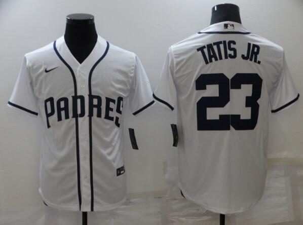 Men's San Diego Padres #23 Fernando Tatis Jr White Stitched MLB  Stitched jersey