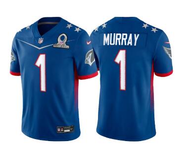 Men's Arizona Cardinals #1 Kyler Murray Blue 2022 Pro Bowl Vapor Untouchable Stitched Limited Jersey