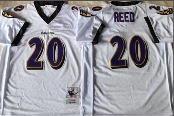 BALTIMORE RAVENS White #20 REED