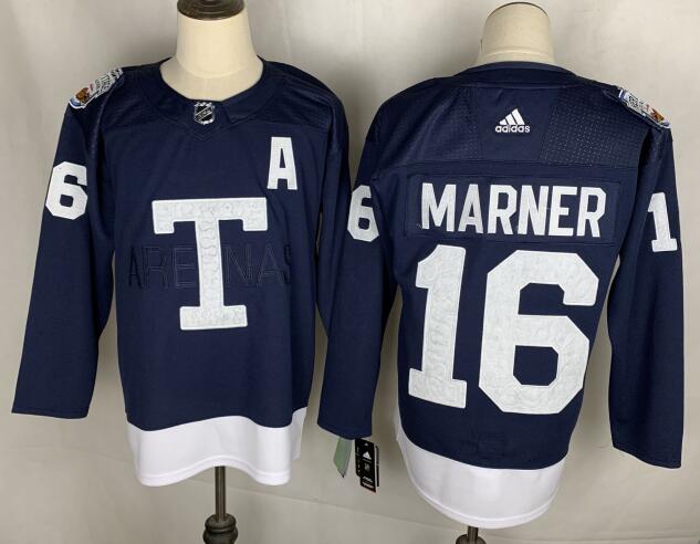 Mitchell Marner Toronto Maple Leafs Men's 2022 NHL Heritage Classic Premier Player Jersey - Navy