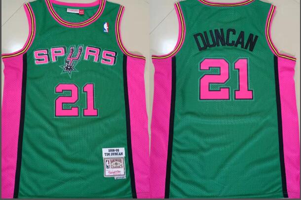Men's San Antonio Spurs #21 Tim Duncan stitched jersey