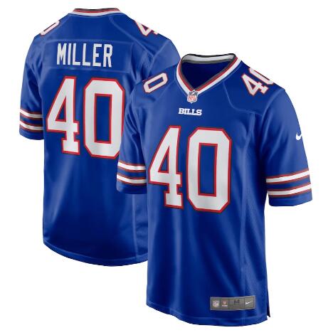 Nike  Men's  Buffalo Bills Von Miller 40 Stitched Jersey