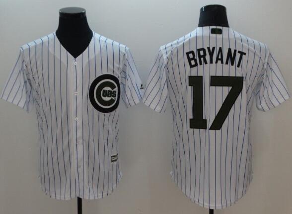 Men's  Chicago Cubs Kris Bryant #17 Jersey - All Stitched