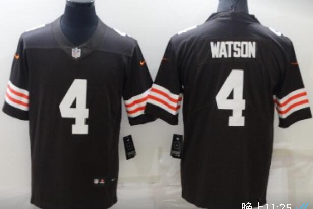 Men's Cleveland Browns #4 Deshaun Watson  Vapor Untouchable Limited Stitched Jersey