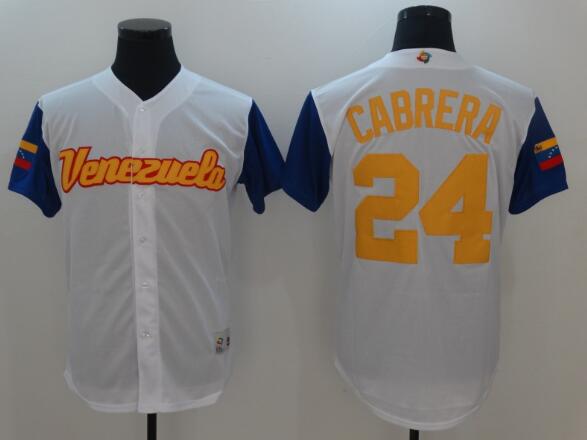 24 Miguel Cabrera Detroit Tigers Men's Stitched  Jersey