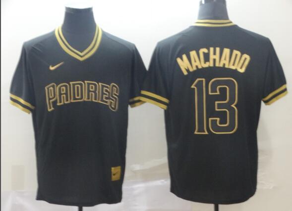 San Diego Padres Manny Machado #13 2020 MLB Black Jersey