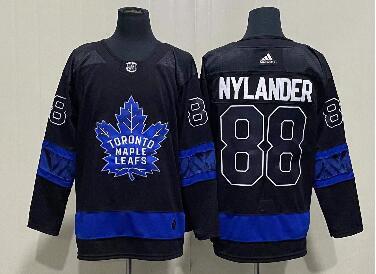 Men's Toronto Maple Leafs #88 William Nylander Black X Drew House Inside Out Stitched Jersey