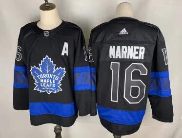 Men's Toronto Maple Leafs #16 Mitch Marner Black X Drew House Inside Out Stitched Jersey