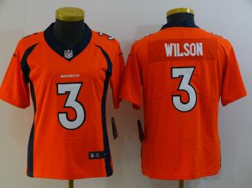 Denver Broncos #3 Russell Wilson  YOUTH Stitched Jersey