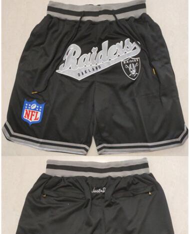 Men's Las Vegas Raiders Black Shorts (Run one size Small)