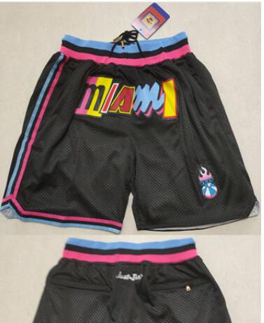 Men's Miami Heat Black Shorts