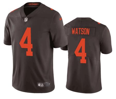 men's Nike Deshaun Watson Brown Cleveland Browns stitched  jersey