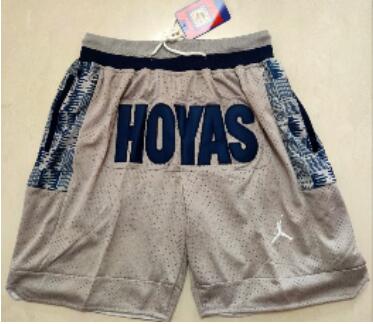 Men's Georgetown Hoyas Gray College Just Don Shorts Swingman Shorts