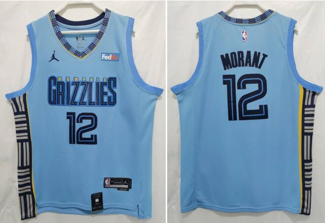 Men Memphis Grizzlies Ja Morant 12 Jersey 2022-23