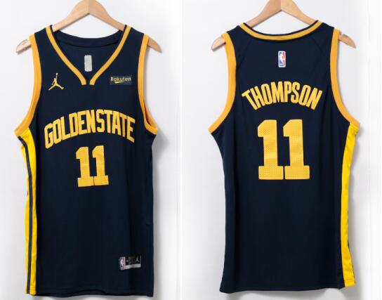Men's Golden State Warriors #11 Klay Thompson 2023  Stitched Jersey