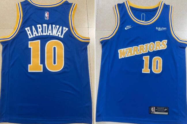 Mens Golden State Warriors Tim Hardaway Royal blue jersey