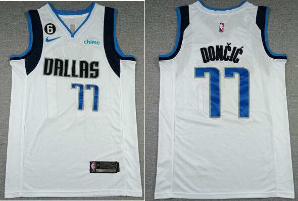 Men's Dallas Mavericks #77 Luka Doncic  Stitched Basketball Jersey