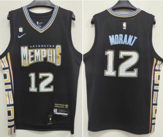 Men Memphis Grizzlies Ja Morant 12 Jersey 2022-23