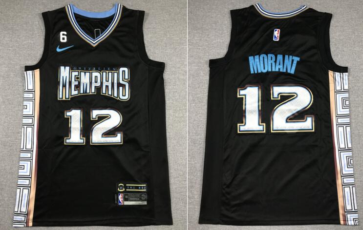 Nike Men's Ja Morant Memphis Grizzlies 2022 City Edition Stitched Jersey