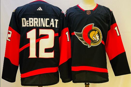 Men's Ottawa Senators 12 Alex DeBrincat Black Special Edition 2.0 Premier Player Jersey