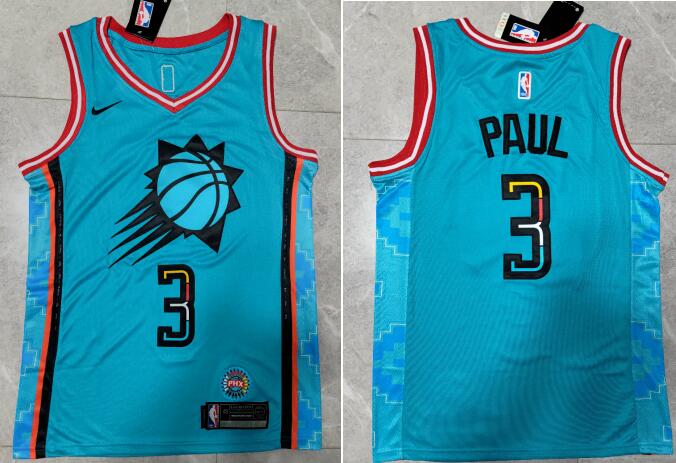 Men's Phoenix Suns #3 Chris Paul NBA Stitched Jersey