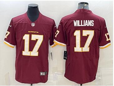 Men's Washington Commanders #17 Doug Williams Red NEW 2020 Vapor Untouchable Stitched Nike Limited Jersey