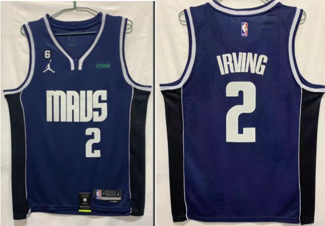 Men's Dallas Mavericks #2 Kyrie Irving  Stitched Basketball Jersey-54)