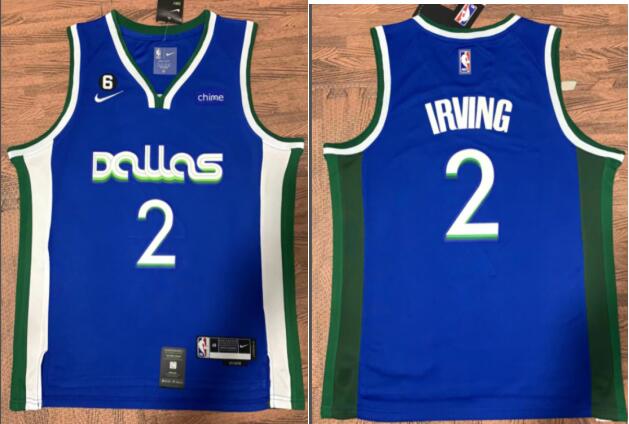 Men's Dallas Mavericks #2 Kyrie Irving  Stitched Basketball Jersey-54)