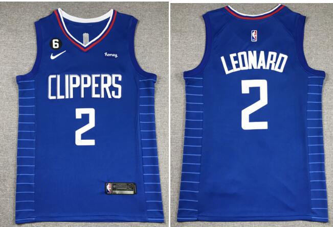 Men's LA Clippers Kawhi Leonard stitched jersey