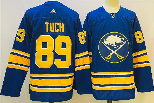 men's Fanatics Branded Alex Tuch 89 Royal Buffalo Sabres stitched Jersey